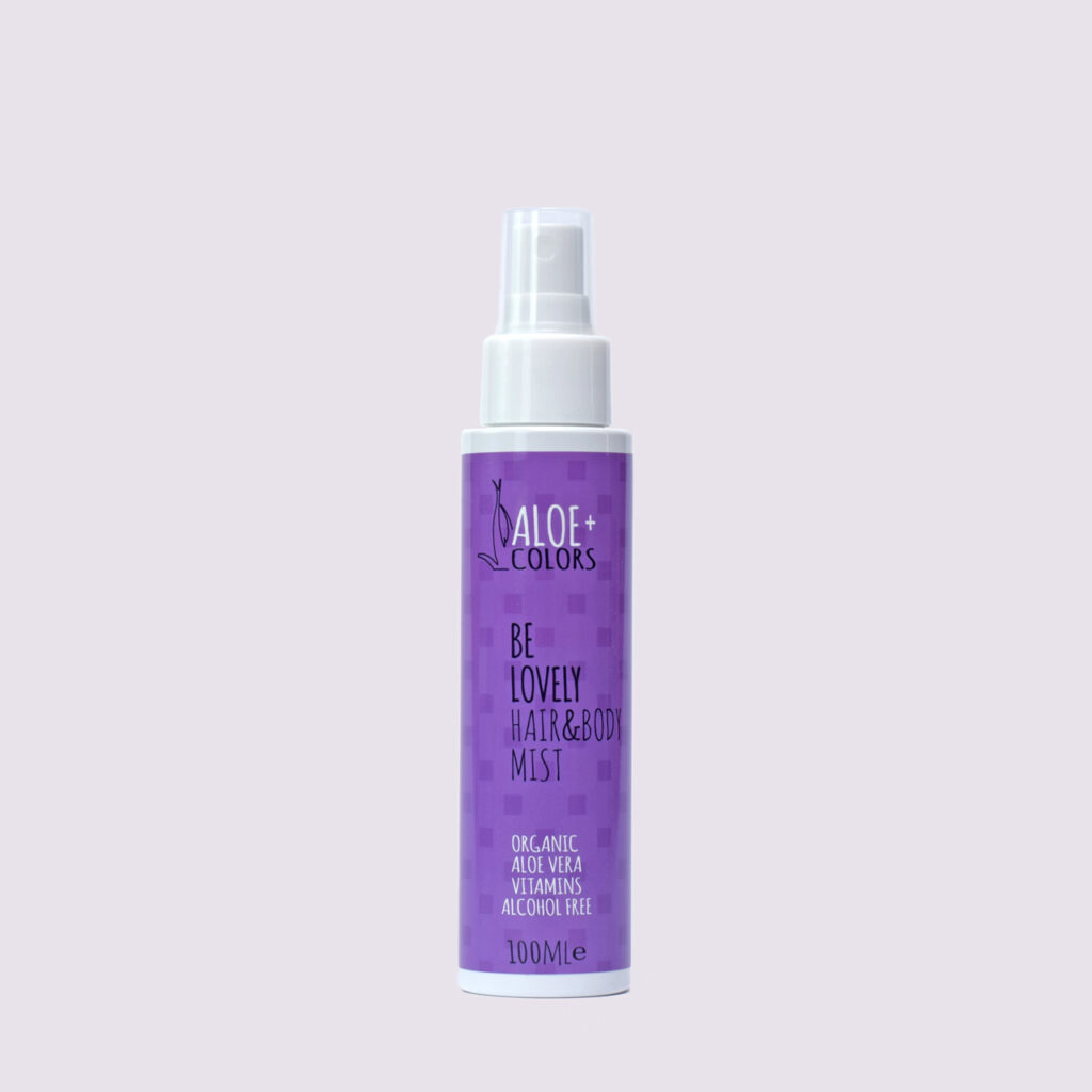 Hair and Body Mist caramel and bitter almond 100ML aloe plus mist.car.01