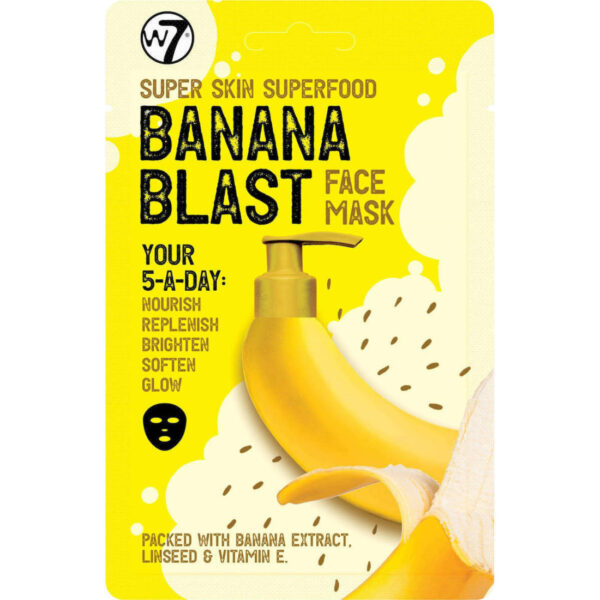 Face Mask with Banana Extract, Linseed and Vitamin E