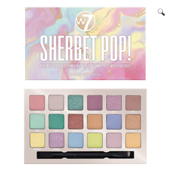 Παλέτα σκιών παστέλ w7