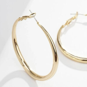 Κρίκοι 5 cm σε χρυσό