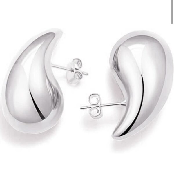 Σκουλαρίκια Σταγόνα ασημί