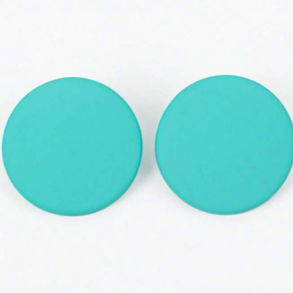 Τιρκουάζ σκουλαρίκια κουμπιά μεσαίο μέγεθος