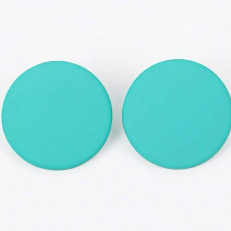 Τιρκουάζ σκουλαρίκια κουμπιά μεσαίο μέγεθος