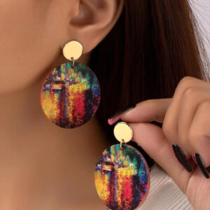 Art στρογγυλά  σκουλαρίκια