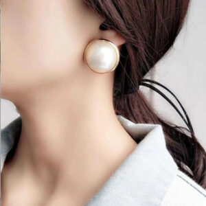 Σκουλαρίκια λευκά με πέρλα