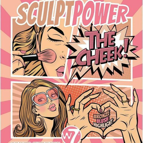 W7 Cosmetics Sculpt Power Face Palette 23gr