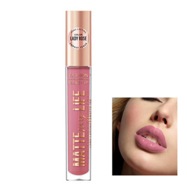 lipgloss matt ροζ