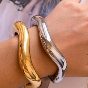 Βραχιόλι ανοξείδωτο ατσάλι ασημί