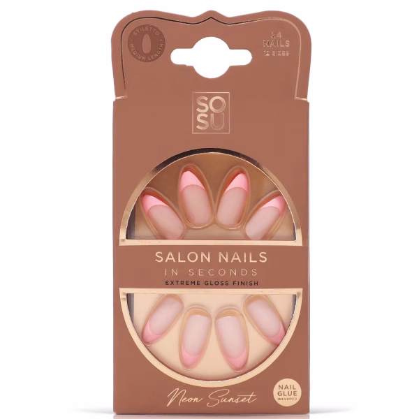 SOSU Cosmetics-False Nails - Neon Sunset
