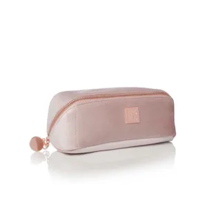 SOSU Cosmetics-Luxury Velvet Vanity Bag | Nude