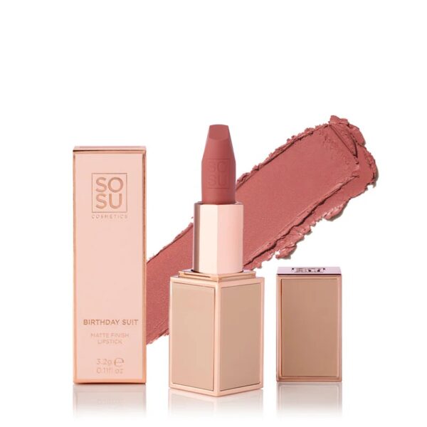 SOSU COSMETICS – Matte Lipstick – Birthday Suit