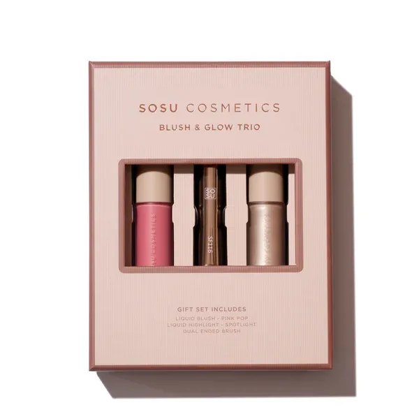 SOSU Cosmetics-Blush & Glow Trio