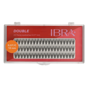 IBRA – DOUBLE FLARE EYELASH KNOT FREE – 10mm