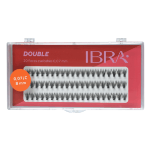 IBRA – DOUBLE FLARE EYELASH KNOT FREE – 8mm