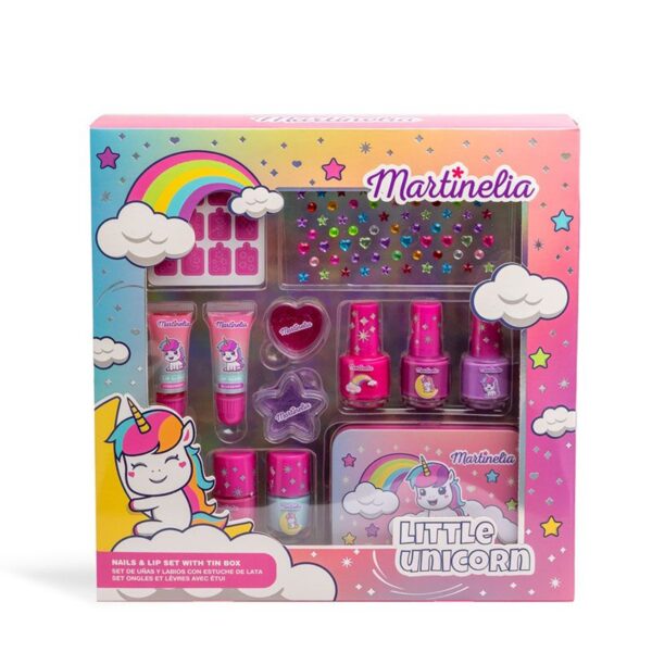 Martinelia Little Unicorn Nail And Lip Set With Tinbox