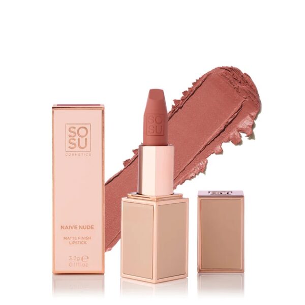 SOSU COSMETICS – Matte Lipstick – Naive Nude