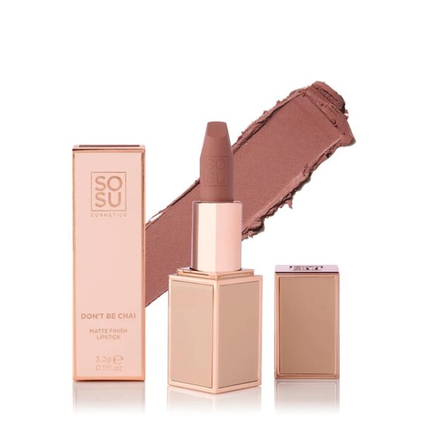 SOSU COSMETICS – Matte Lipstick – Don’t Be Chai